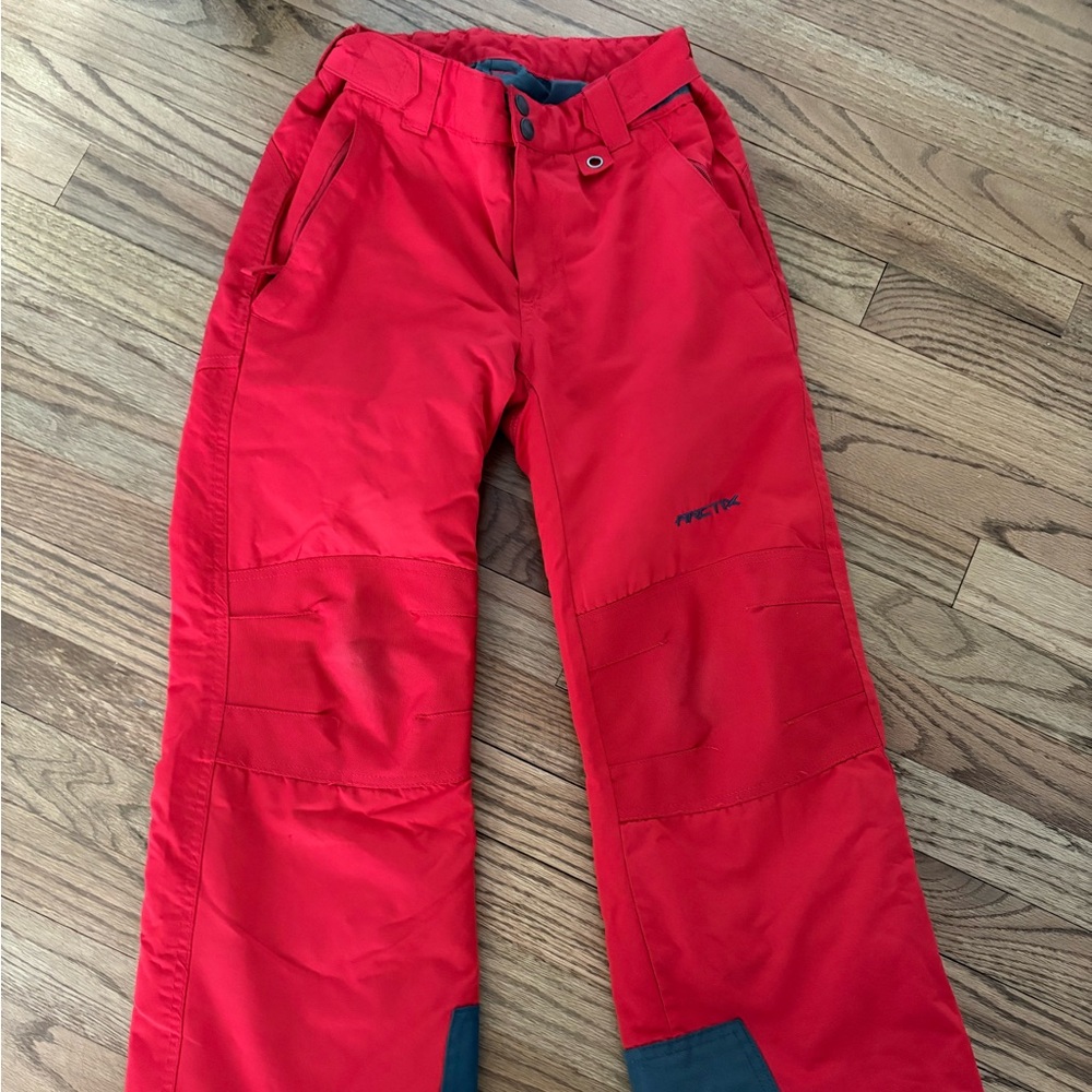 Arctix Red Kids Ski Snow Pants Size Medium